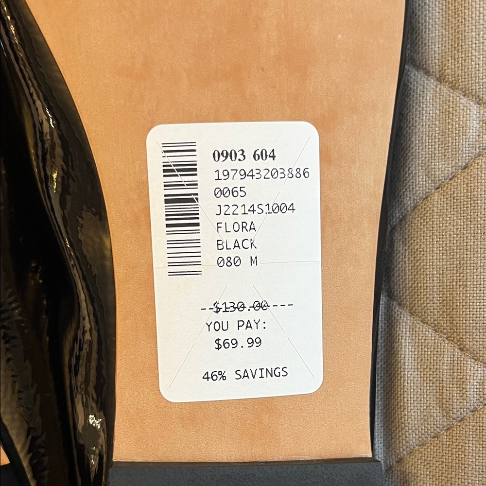 Sam Edelman Shiny Black Loafers - Picture 2 of 5